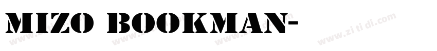 Mizo Bookman字体转换